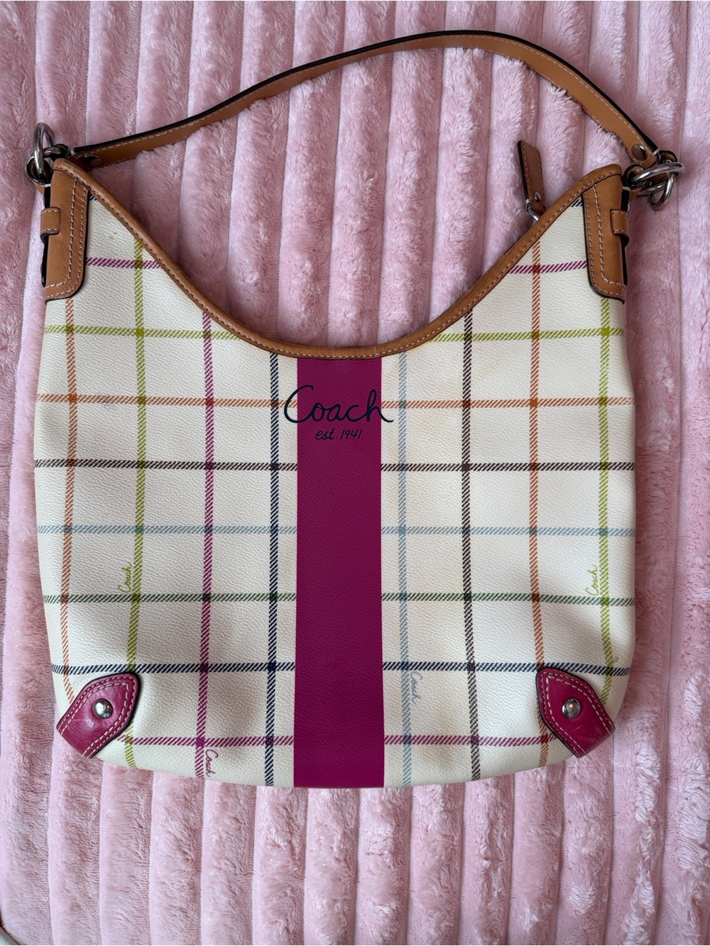 Coach Peyton Tattersall Shoulder Bag